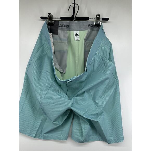 Adidas Golf Ultimate 365 Heather Stripe Green Golf Shorts Size 38 EA2920 NWT $70 - Picture 7 of 11